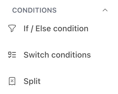 Condition nodes