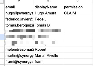 CSV format examples