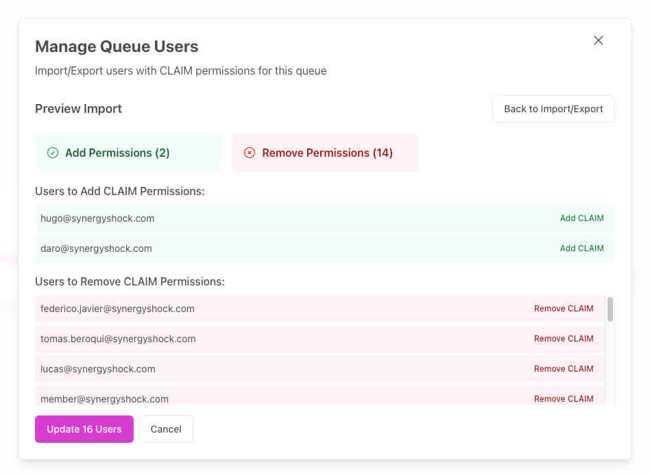 CSV format examples